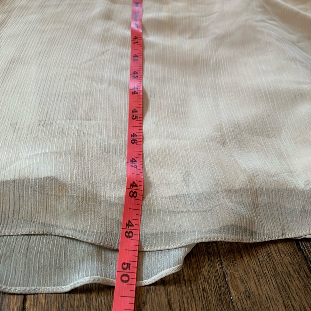 David’s Bridal Champagne Chiffon Bridesmaid Dress - Picture 7 of 7